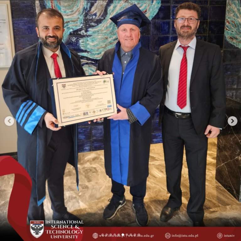 Dr. Tarasov awarded the title of Professor